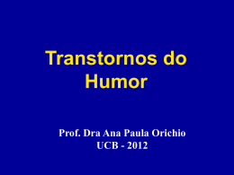 Transtornos do Humor - Universidade Castelo Branco