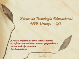 Núcleo de Tecnologia Educacional NTE-Uruaçu