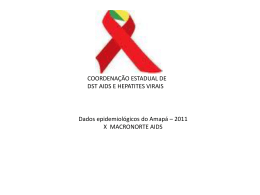 Baixe o arquivo - Departamento de DST, Aids e Hepatites Virais