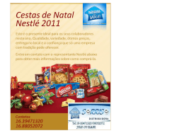 Cesta de Natal Nestlé 2011 Plenitude