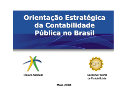 Apresenta&ccedil;&atilde;o Planejamento Estrat&eacute;gico da Contabilidade para