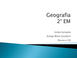 Europa 1 - Blog de Geografia e Atualidades