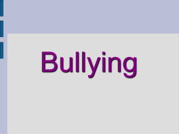 Você Sabe O que é Bullying? Definição