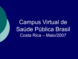 Campus Virtual de Saúde Pública (CVSP