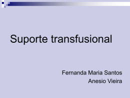 Suporte transfusional