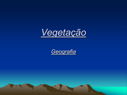Vegeta&ccedil;&atilde;o