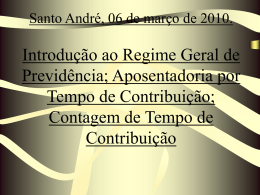 a previd&ecirc;ncia social