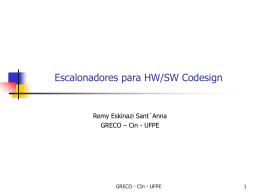 Escalonadores