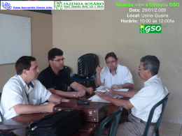 Reunião Diretoria do GSO | 322.5 KB
