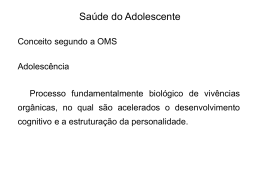 Saúde do Adolescente - Universidade Castelo Branco