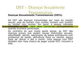 DST – Doenças Sexualmente Transmissíveis