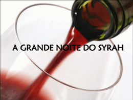 apresentação vinhos syrah