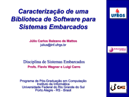 J&uacute;lio Carlos Balzano de Mattos - Instituto de Inform&aacute;tica