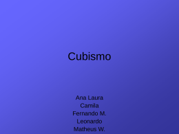 Cubismo - Sesi SJDR