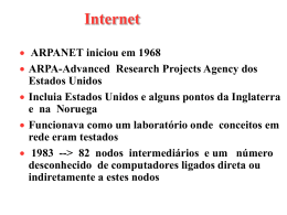 (DoD) dos Estados Unidos e as entidades que desenvolviam