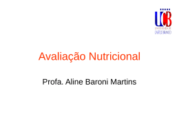 Avaliação Nutricional - Universidade Castelo Branco