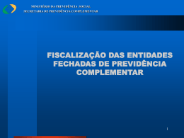 PREVID&Ecirc;NCIA SOCIAL e COMPLEMENTAR