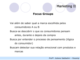 pesquisa focus group