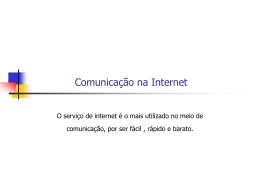 Comunicação na Internet