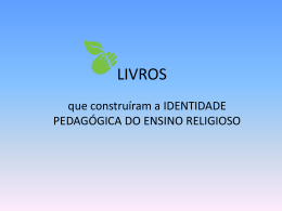 coleções pedagógicas do ensino religioso