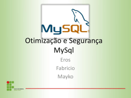 Otimização MySql