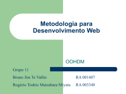 Metodologia para Desenvolvimento Web
