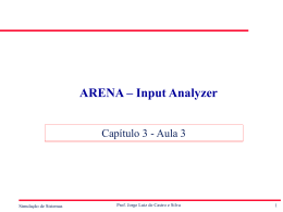 Construindo Modelos no Arena &ndash; Exemplo 1