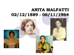 ANITA MALFATTI 02/12/1889