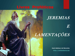 Profeta Jeremias e Lamentações