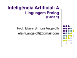 Inteligência Artificial: Linguagem Prolog