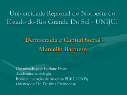 Universidade Regional do Noroeste do Estado do Rio Grande Do Sul