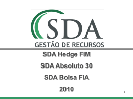main characteristics - SDA
