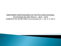 1-Diretrizes Norteadoras da Política Educacional do Estado de SP