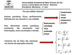 PPTX - F&iacute;sica - UEMS - Universidade Estadual de Mato Grosso do Sul