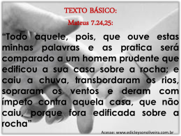 - Minist&eacute;rio Edicleyson Oliveira