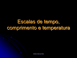 Escalas de tempo, comprimento e temperatura - GlobalFQ