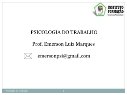 Qualidade de vida no trabalho