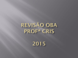 Revis&atilde;o OBA Prof&ordf; Cris 2013