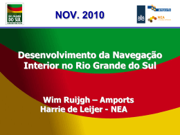 Presentation Nov 2010 - Ministério dos Transportes