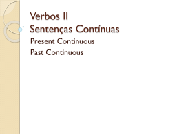 Verbos II