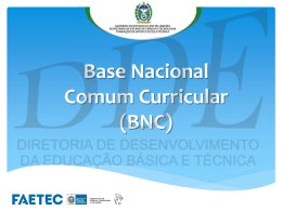 Base Nacional Comum Curricular (BNC)