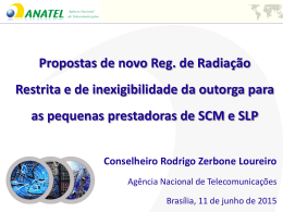 Apresenta&ccedil;&atilde;o sobre a proposta de regulamento
