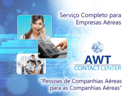 Diapositiva 1 - AWT Air World Travel | Representaciones Aéreas