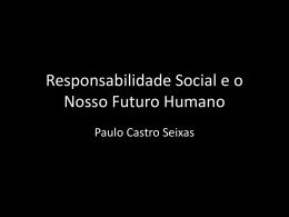 Paulo Seixas, ISCSP- Lisboa