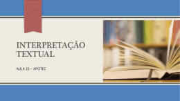 se apoia no argumento