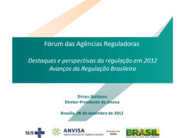 Ag&ecirc;ncia Nacional de Vigil&acirc;ncia Sanit&aacute;ria &ndash; Anvisa