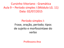 Data: 02/07/2015 - Cursinho Vitoriano