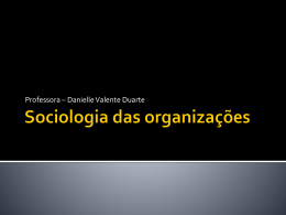 1 – A importância da Sociologia e das demais Ciências Sociais