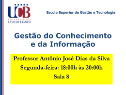 Sistema de Informação - Universidade Castelo Branco