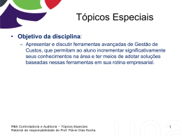 de Custo